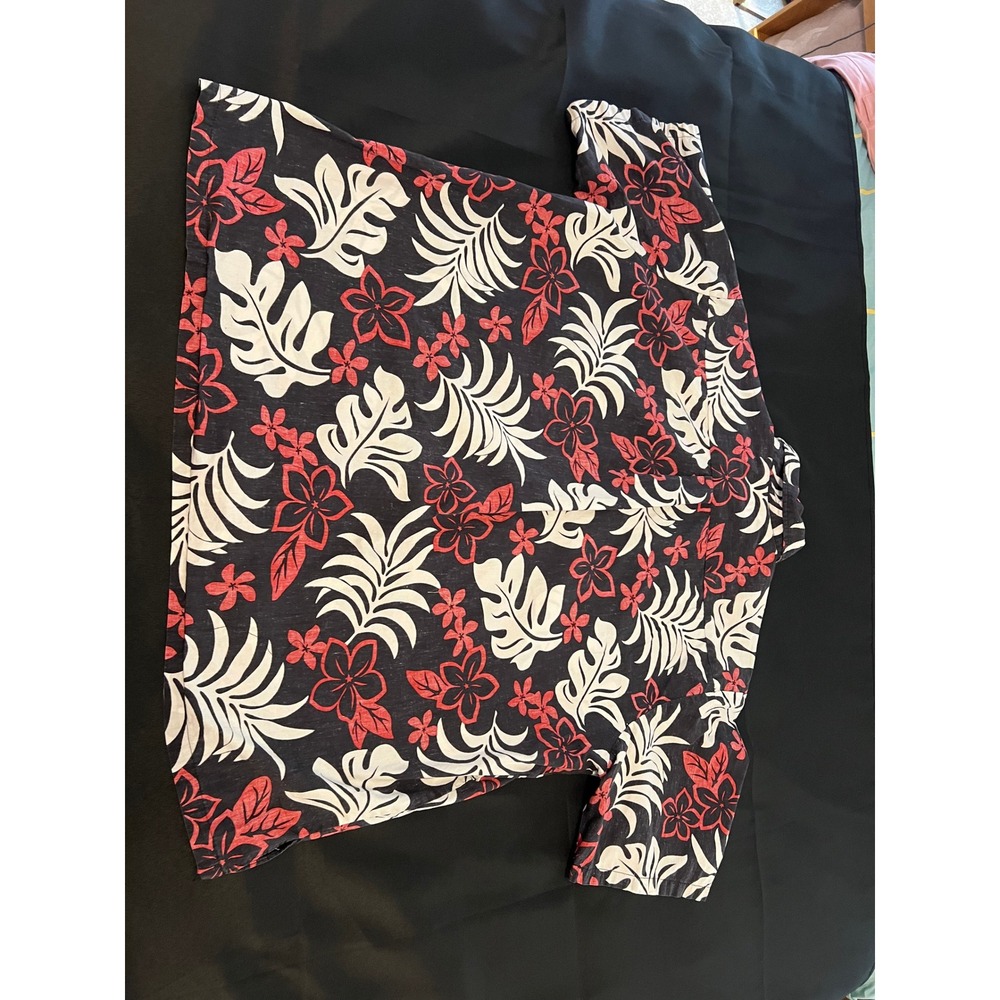 Bishop St. Hawaiian Shirt Mens 3XL Aloha Resort Floral‎ Made in Hawaii - Picture 12 of 13